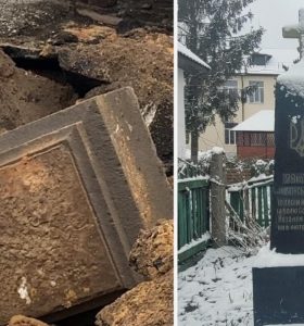 На Рівненщині відкопали фрагмент столітнього пам’ятника січовим стрільцям